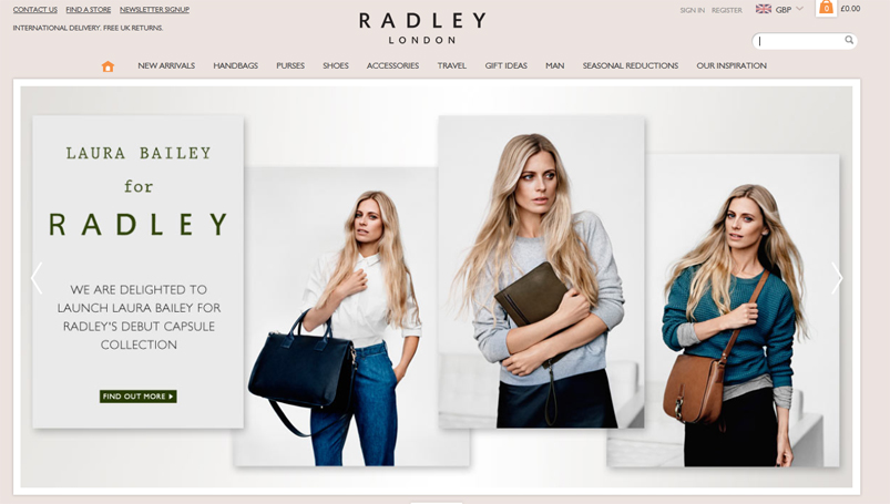 The Radley website 2012